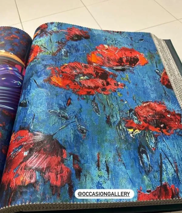کاغذ دیواری‌های برجسته به میزان محدود