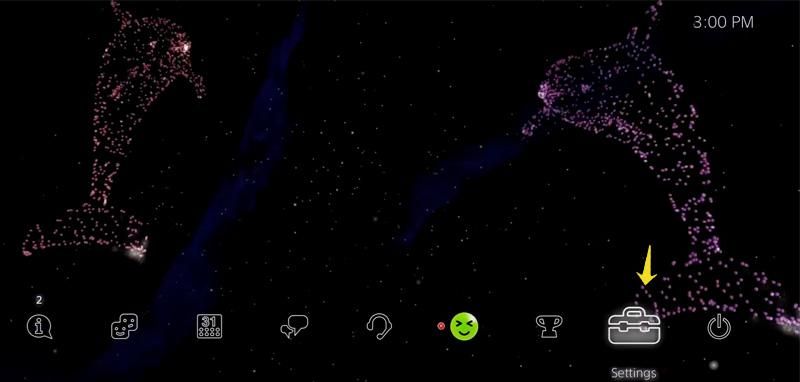 بخش تنظیمات PS4