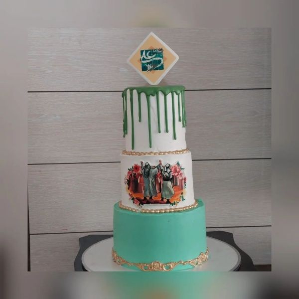 کیک سه طبقه عید غدیر برای عروس