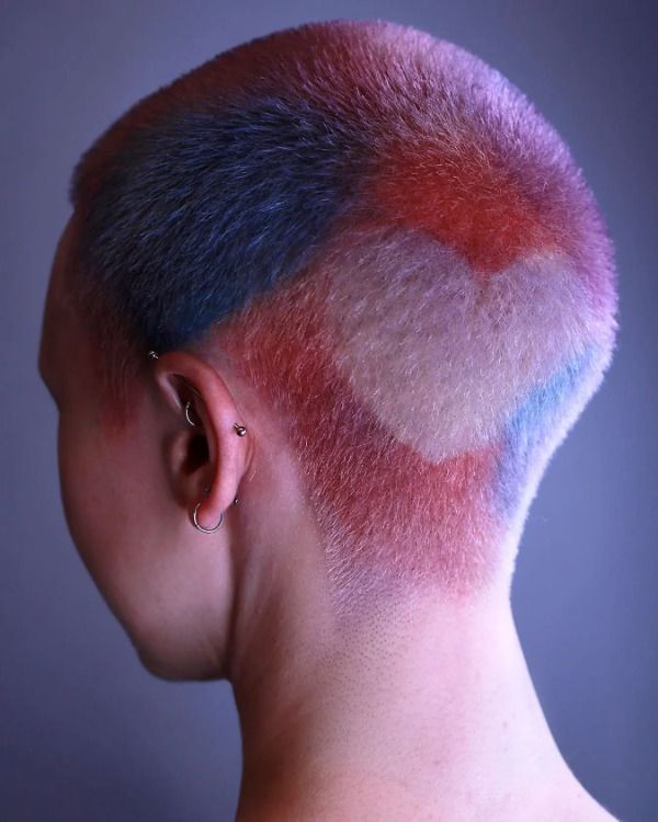 مدل موی بازکات با رنگ‌های پاستلی