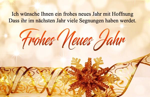 عکس نوشته تبریک سال نو به آلمانی