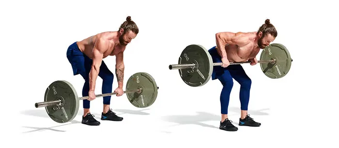 21 حرکت برای تقویت عضلات پشت و کمر 48 حرکت برای تقویت عضلات پشت و کمر,زیر بغل هالتر خم